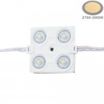 LED 12V SMD 4 2835 Modul 2,4W IP65 Warmweiß LED 12V SMD 4 2835 Modul 2,4W IP65 Warmweiß